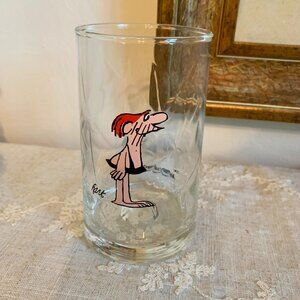 Vintage B.C. Comics Cartoon Ice Age Thor Glass 1981 Arby's Collector Series